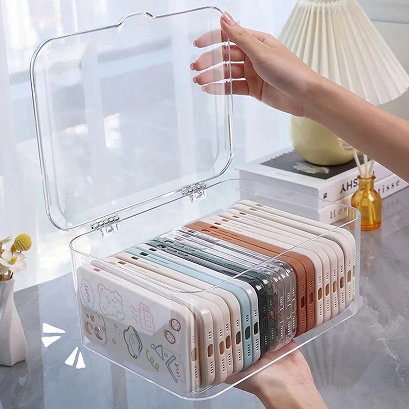 سلة تخزين متفرقات من الأكريليك - مراجعة Face Mask Storage Box وسعره