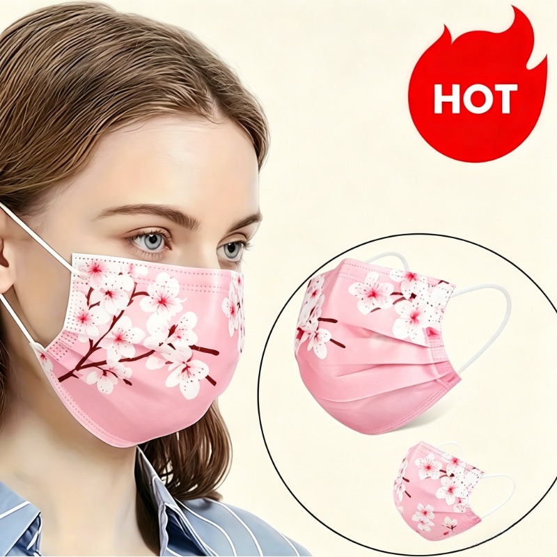 10 قطع من أقنعة الوجه المطبوعة - مراجعة Cloth Face Mask Washable وسعره