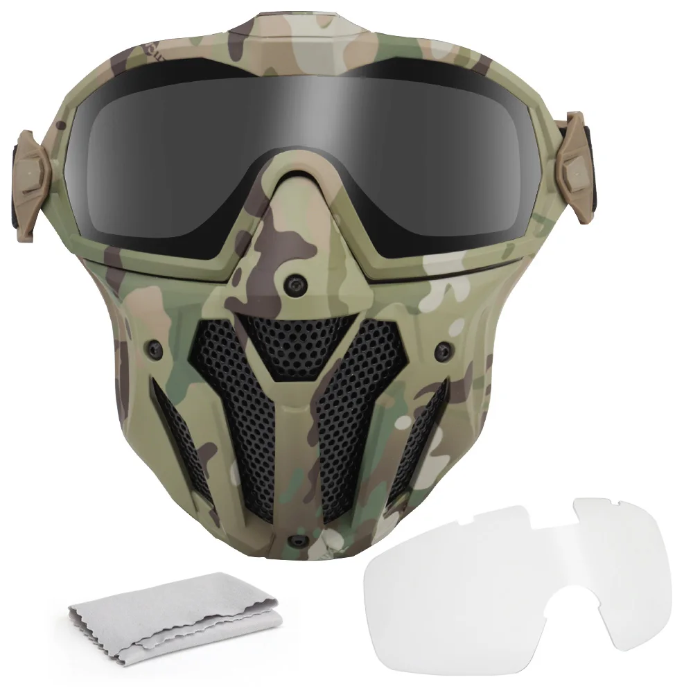 قناع وجه تكتيكي Airsoft لكرات  - مراجعة Anti Pollution Mask وسعره