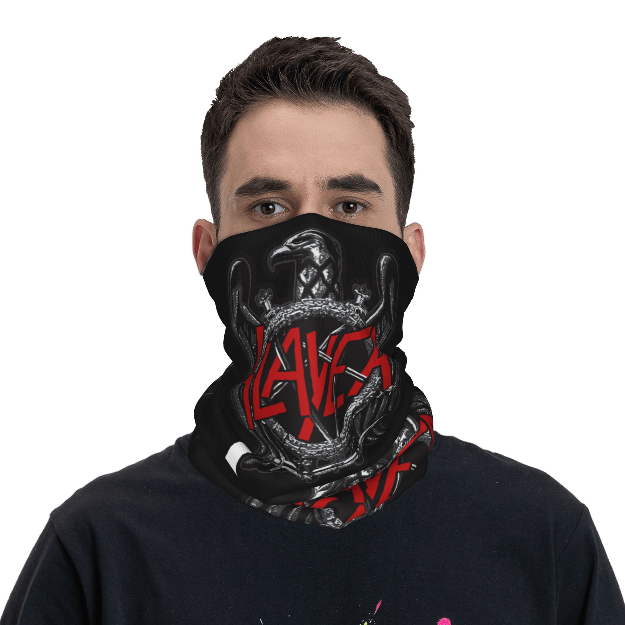 غطاء رقبة مخصص بشعار سلايرز، و - مراجعة Neck Gaiter Face Cover وسعره
