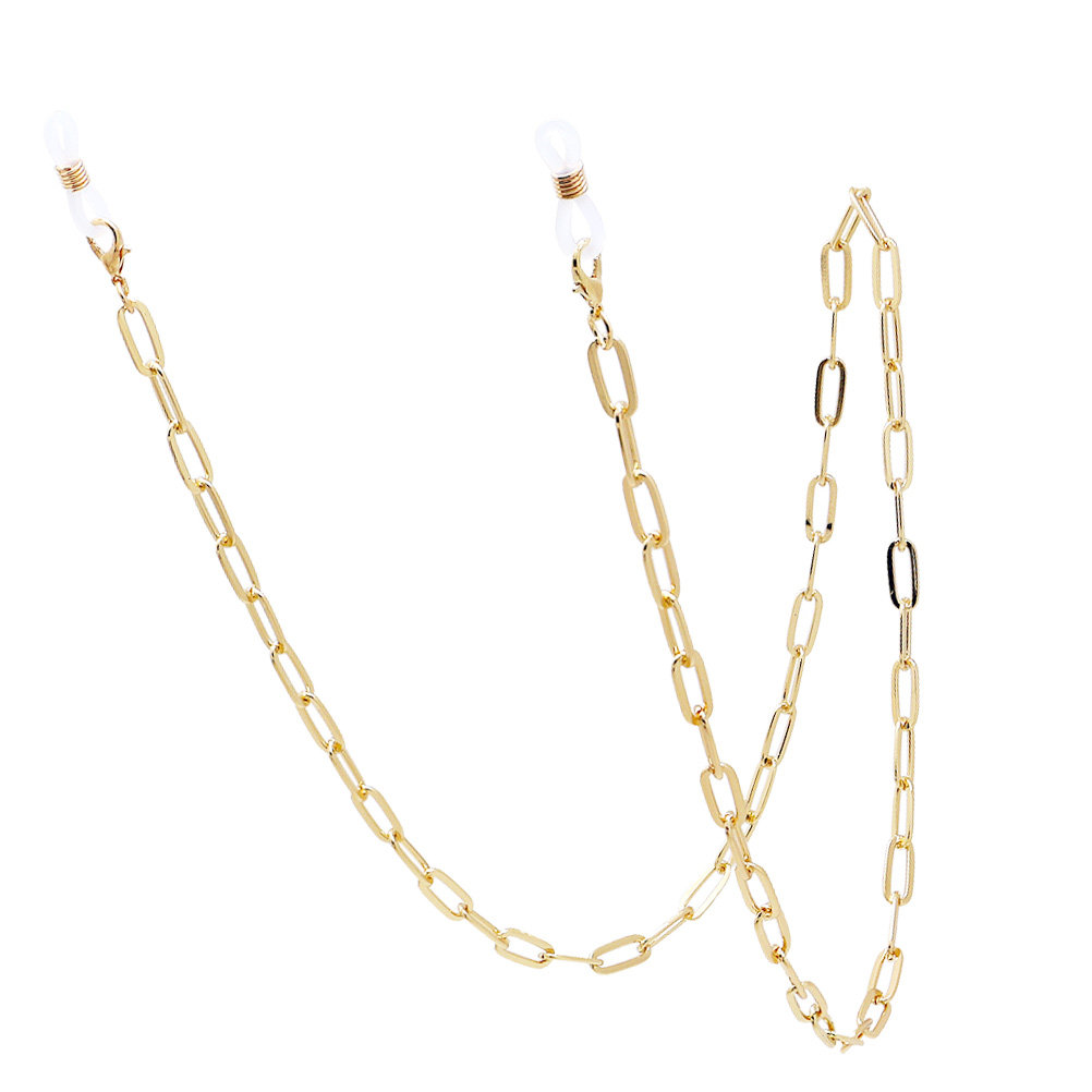 سلسلة قناع الوجه الذهبية بحلقا - مراجعة Mask Chain Holder وسعره